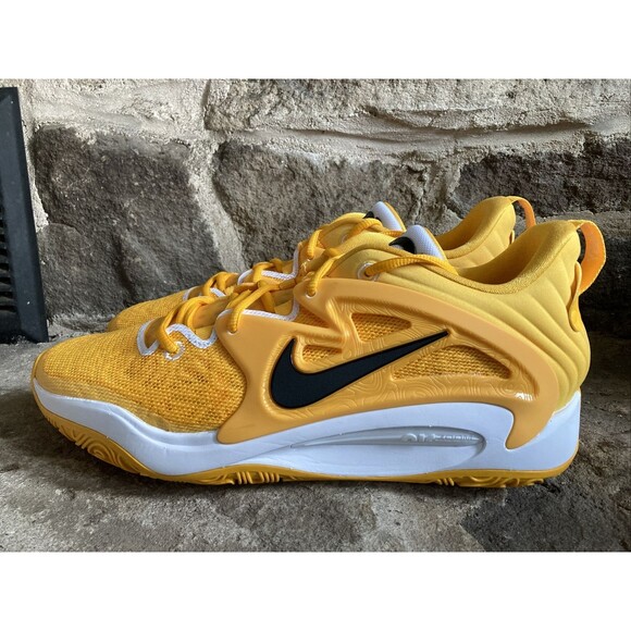 Nike KD15 TB Promo 'University Gold' Black Yellow DX6648-701 Men's Size 15 New - Picture 1 of 7